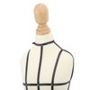 Miniature Dress Form with Stand Wood Base Sewing Mannequin Body