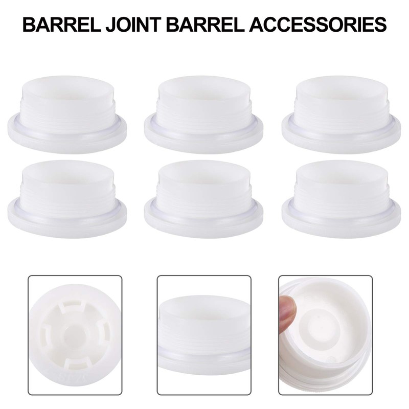 VILLCASE 10 PCS 2 Bung Cap, Fine Thread Plastic Drum