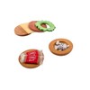 Rivers AP001 Hamburger Coasters Stax Plus Coasters, ONECOLOR