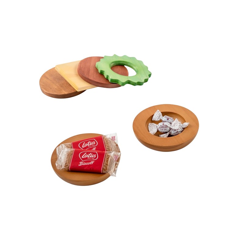 Rivers AP001 Hamburger Coasters Stax Plus Coasters, ONECOLOR