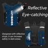 Running Hydration Vest, Adjustable Unisex Reflective Vest, Lightweight and Breathable