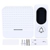Wireless Doorbell White Self Power 20 to 80dB Adjustable Volume