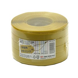 Shinetsu Kogyo HT1019 RAP60160073 Polypropylene Strapping Roll For Crafts, 328.1 ft (100 m), Brown