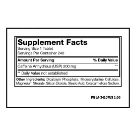 Mutant Cafeina 240 Capsulas 200mg Cafeina Sin Sabor                                                                                                   
