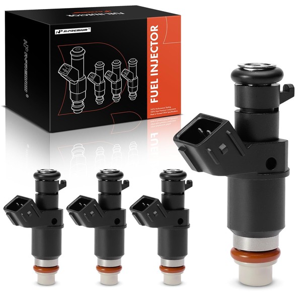 A-Premium Set of 4 Fuel Injectors Compatible with Honda Civic