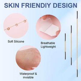 Jutqut Face Lift Tape Invisible, 40PCS Face Tape Lifting Invisible with Lifting Rope Sets, Neck Tape Lifting Invisible, Secret Makeup Tape for Double Chin, Shape V Face, Hide Wrinkles & Double Chin