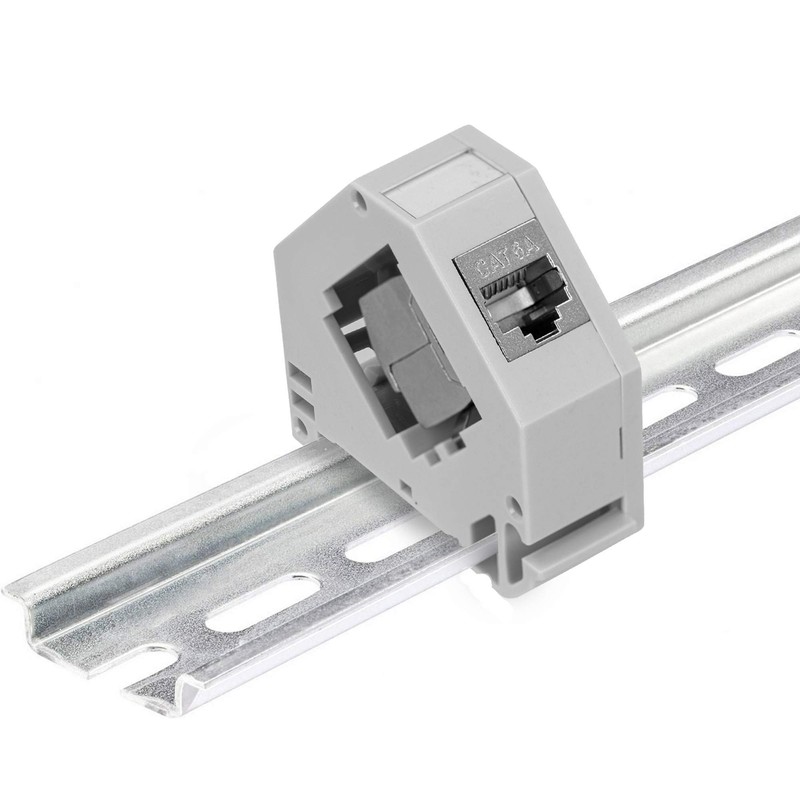 kwmobile Keystone Module and DIN Rail Adapter Set - Fits