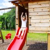 SELEWARE 12 inch Playground Safety Handle Wood Kids Playground Grab