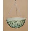 Jute Hanging Basket Liner - Green (12-Inch x 1) Sold