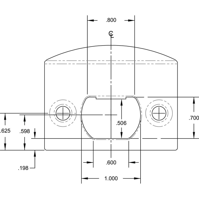 Prime-Line E 2307 Brass Standard Door Lock Residential Strike Plate