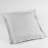 2 x 100% Cotton Pillowcases 63 x 63 cm White