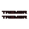 Generic Tremor Decals Package Red Accent Truck Bed Side F150