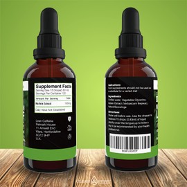 Clean & Pure Mullein Leaf Extract Liquid Drops 100ml | Lab Tested for Mycotoxins, Pesticides & Heavy Metals