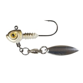 Northland Fishing Tackle Smeltinator Underspin Jig Head, Premium Bass Fishing Bladed Jig for Swimbaits & Plastics, 1 Pack - 3/8 Oz, Smelt, 1/0 Hook