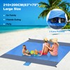 Beach Blanket Beach Mat - Sandproof Large Blanket 210 *