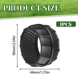 Viilich Wheel protection for Worx Landroid, front wheel profile mower robot, profile tuning, traction improvement, for compatibility with Worx Landroid M500 M700 S300 M1000 and Plus