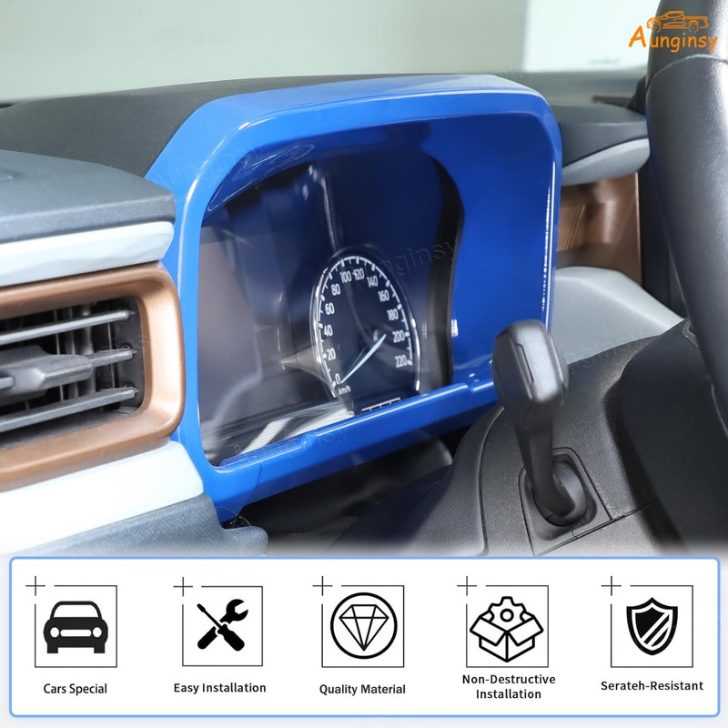 Aunginsy Central Control Dashboard Meter Panel Frame Trim Compatible with