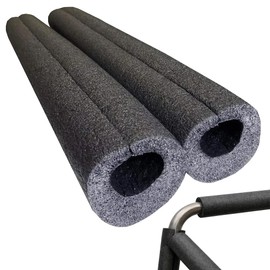 Oodles of Noodles Black Foam Roll Bar Padding - 3 Foot - Fire Retardant, Pre Slit High Density Clamp Foam Pipe Covers - Roll Cage Edge Guards for Vehicles Frames, Jeeps, UTVs, Poles, Bars - 2 Pack