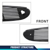 PIT66 Front Black Upper Defrost Grill Grille Vent Compatible with