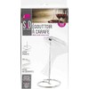 Saveur et Degustation KV7083 Silver Decanter Dryer - 16.8 x 16.8 x 32.2cm