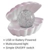 Sea Shell Lamp Pearl Rose Gold Pink Night Mood Light