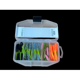 ATX Lure Company Muddy and Clear Water Kits - Colour: Muddy, Style: 1.5" Wicked Shad, Lead Heads: 1/16