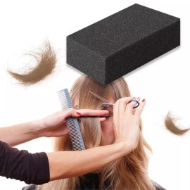 헤어컷 머리카락 소형 스폰지 얼굴 털이개x15개 사각 스펀지 검정 Haircut Hair Small Sponge Face Puffs x15 Square Sponge Black [Facial hair]