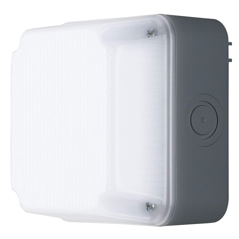 Luceco LED Storm Outdoor Bulkhead Light, 11.5 x 11.5 cm,