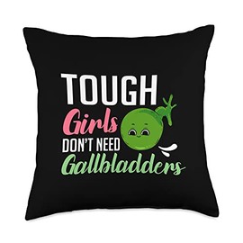 Gallbladder Removal Surgery Recovery Attack Throw Pillow
