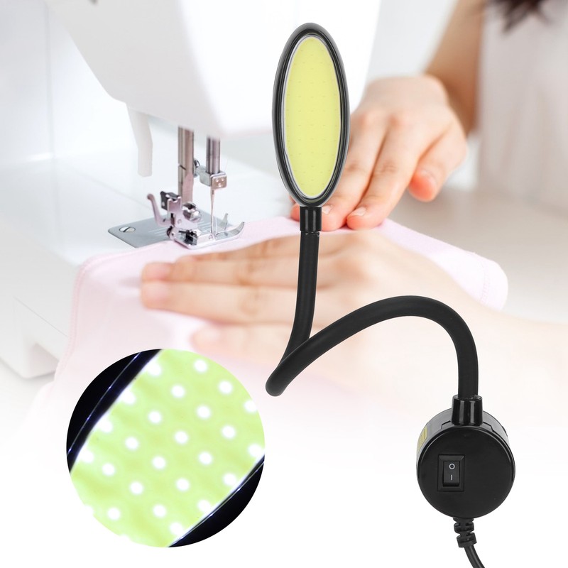 COB 8W Sewing Machine Light 48LED Gooseneck Lamp with Magnetic