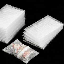 4"x6"Clear Bubble Out Bags,50 Pack Bubble Pouches Wrap Bag,Thickened Shockproof Bubble Cushioning Bags for Shipping, Moving, Packing Fragile Items, Jewelry, Electronics, Small Toys (4 * 6,50pcs)