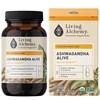 Living Alchemy Ashwagandha Supplement - Fermented Ashwagandha with Bacopa &