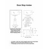 FPL Modern Door Stop/Holder and Magnetic Catch - Satin Nickel