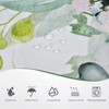 GKLEASG Sage Green Eucalyptus Shower Curtain Watercolor Leaves Floral Spring