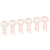100Pcs Paper Clip Metal Rose Gold Color Urheen Design Paperclip