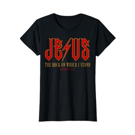 Christian Jesus Rock Band Matthew 7:24, Retro Vintage T-Shirt