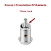 Naissian RV Locks for Storage Door 7/8 Inch, RV Compartment
