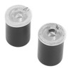 Aramox 2pcs Car Seat Heater Switch Knob, Rotary, Black, Manual