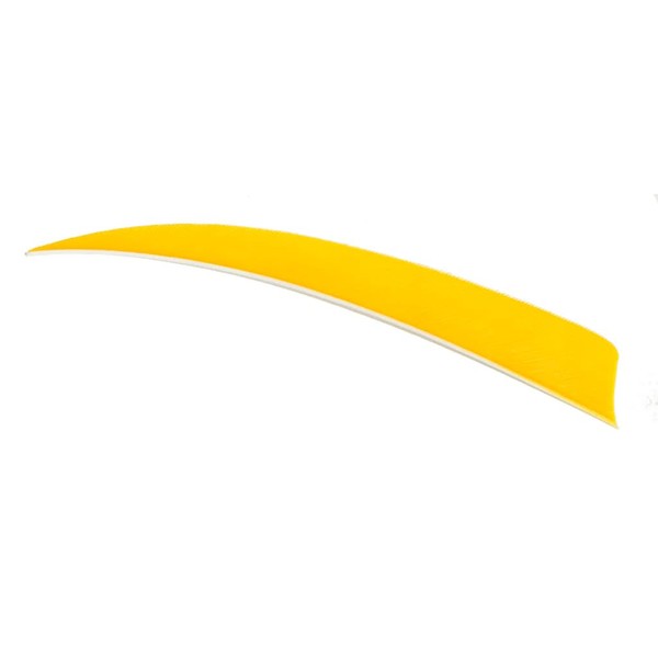 TRUEFLIGHT Feathers Shield Cut 5 RW Yellow 100/PK.