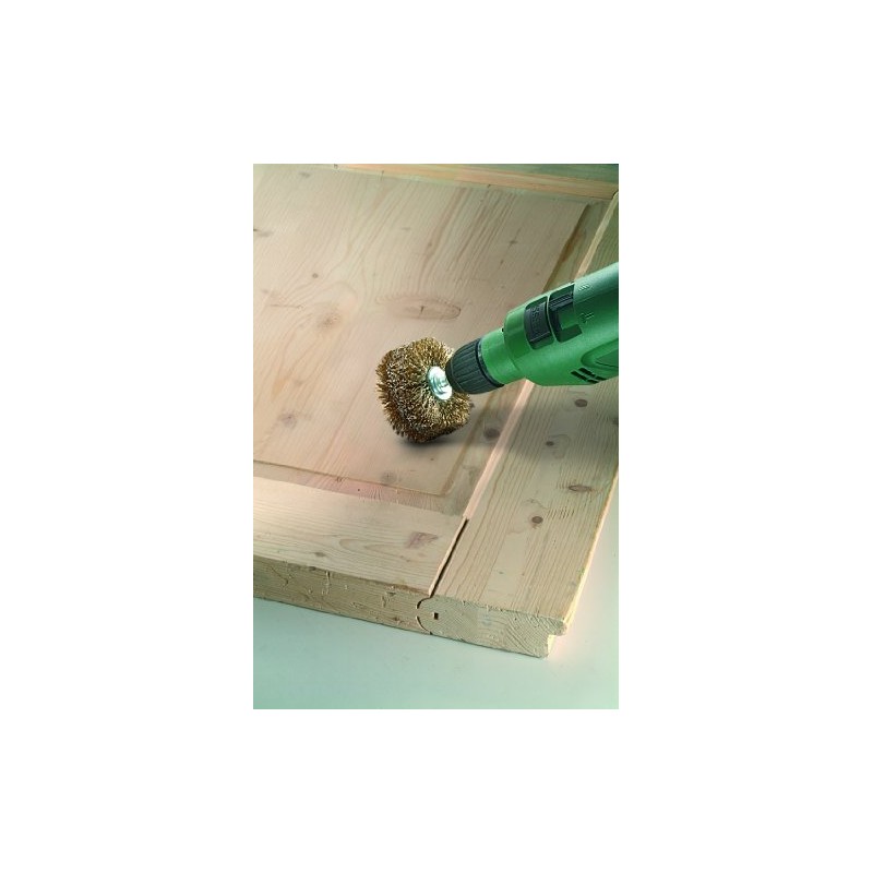 Bosch 2609256541 8 x 80mm Wood Structure Brush Crimped Wire