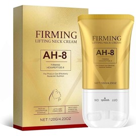 Crema para Cuello Reafirmante, Crema Reafirmante para el Cuello, Tighten and Lift With Double Roller Massage,Puede Eliminar las Arrugas del Cuello, Reducir las Arrugas y la Papada.