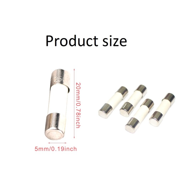 3.15A, T3.15A, 3.15AH250V, 3.15AH, Ceramic Fuse, T3.15A 250V, Slow Breaking