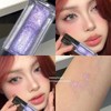 7가지 색상 레온 글리터 립글로스 지속적인 투명한 보습 플럼퍼 액체
