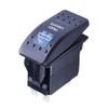 Mintice trade; 12V Car Blue LED Light Illuminated Rocker Switch