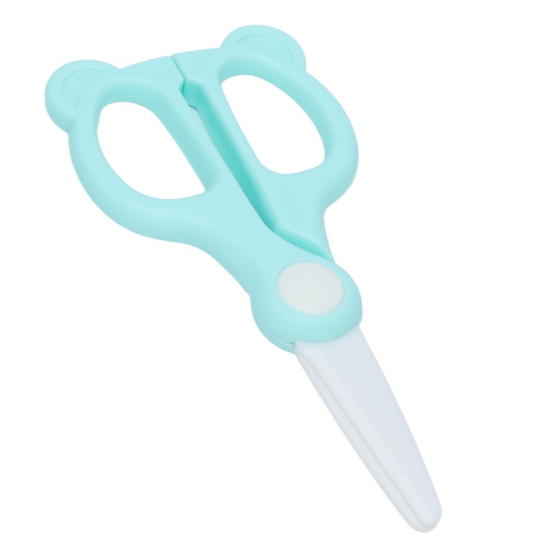 Baby Food Ceramic Scissors Infant Feeding Aid Scissors Portable for