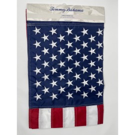 Tommy Bahama  Tommy Bahama Emroidered American Flag  28”x44” NEW