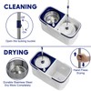 Spin Mop and Bucket with Wringer Set, Mop Bucket System