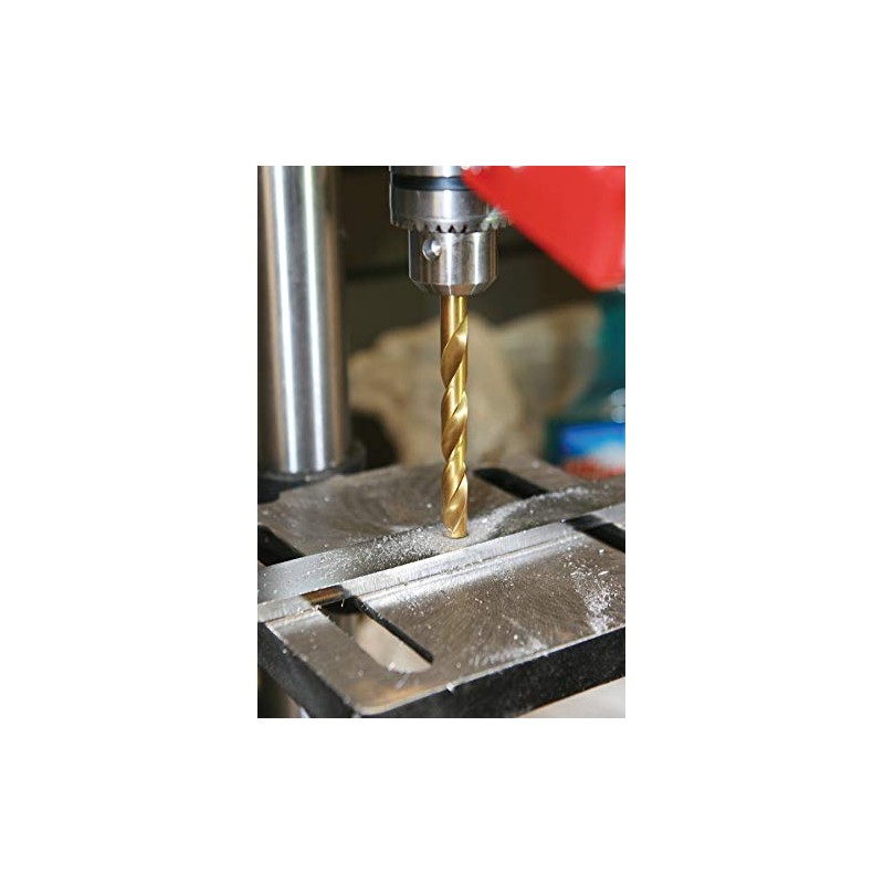 Performance Tool W9017 Drill Bit Set with Steel Case Titanium