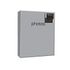 Silver Slip In Photo Album 200 Capacity With Memo Area 4 x 6"