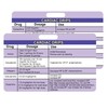 Remerabel Cardiac Drips Reference Badge Card, 2x3 Inch, 4 Pcs